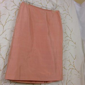 NWT Dana Buchman100% Silk Pencil Skirt Sz14